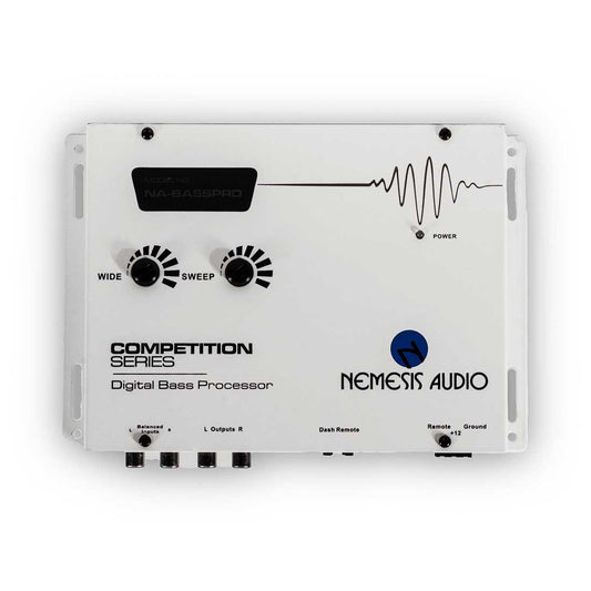 Nemesis Audio NA-BASSPRO (White) Digital Bass Processor with Bass Knob