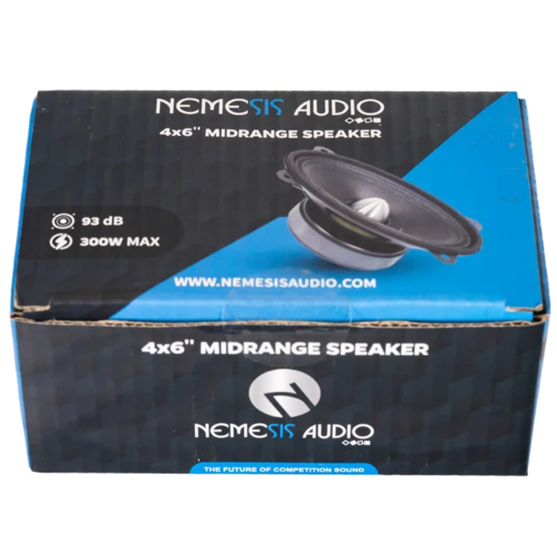 Nemesis Audio NA-46MR 4" x 6" 300W Max 1.25" VC 4-Ohms Midrange Speaker (Single)