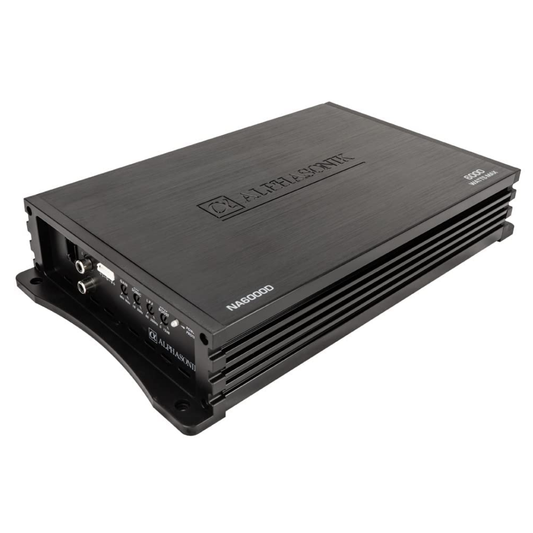 Alphasonik NA6000D Monoblock 6000W Max Class-D Amplifier w/ Remote Bass Knob