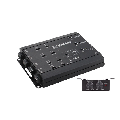 Memphis Audio LL6BXL 6-Channel Line Output Converter LOC with Bass Enhancer