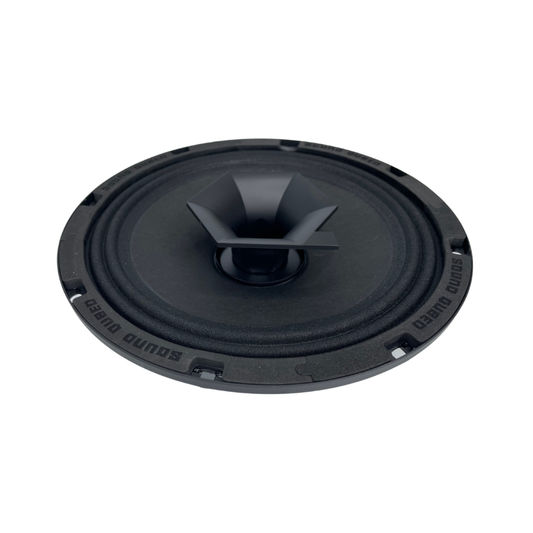 SoundQubed BGS-CX84SL 8" 400W Max 4-Ohm Car Coaxial Slim Loudspeaker (Single)
