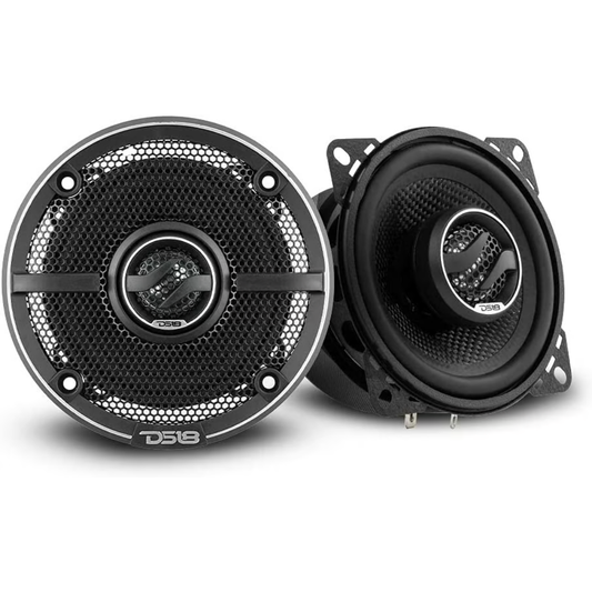 DS18 ZXI-44 4" 2-Way 150W Max 4-Ohm Car Coaxial Speakers w/ Kevlar Cone (Pair)