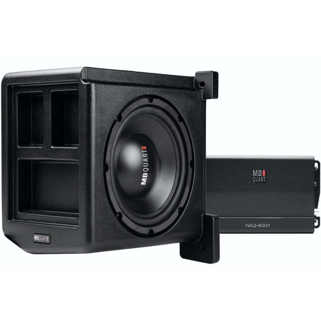 MB Quart MBQRG-SUB-1 10" 4-Ohm Subwoofer & Mono Amplifier Kit for Polaris Ranger