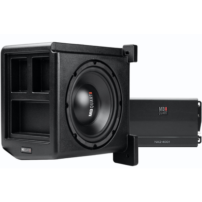 MB Quart MBQRG-SUB-1 10" 4-Ohm Subwoofer & Mono Amplifier Kit for Polaris Ranger