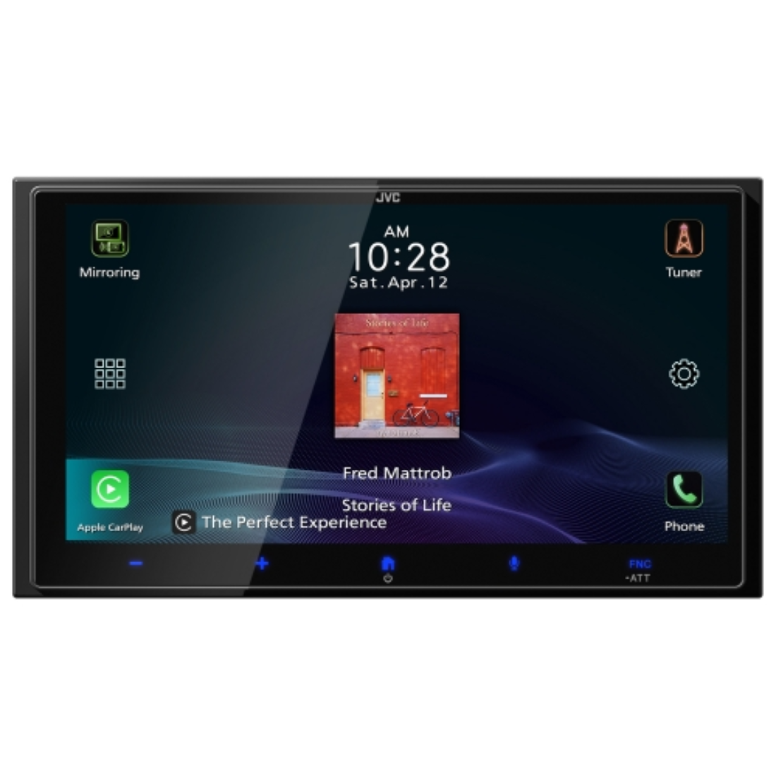 JVC KW-M795BW 7" HD Digital Multimedia Receiver w/ Apple CarPlay & Android Auto