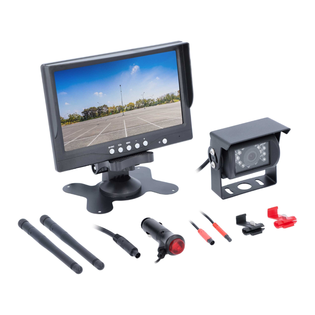 iBeam TE-WMCE 7" Universal Wireless Digital Commercial Monitor and HD Camera