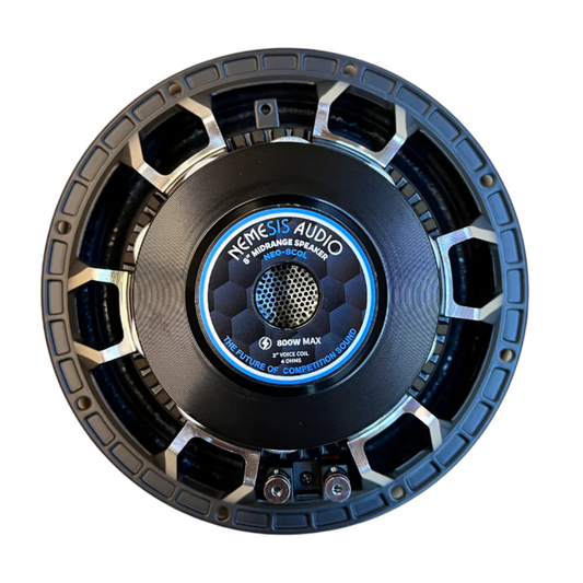 Nemesis Audio NEO-8COL 8" 800 Watts Max 4-Ohms Car Audio Midrange Speaker