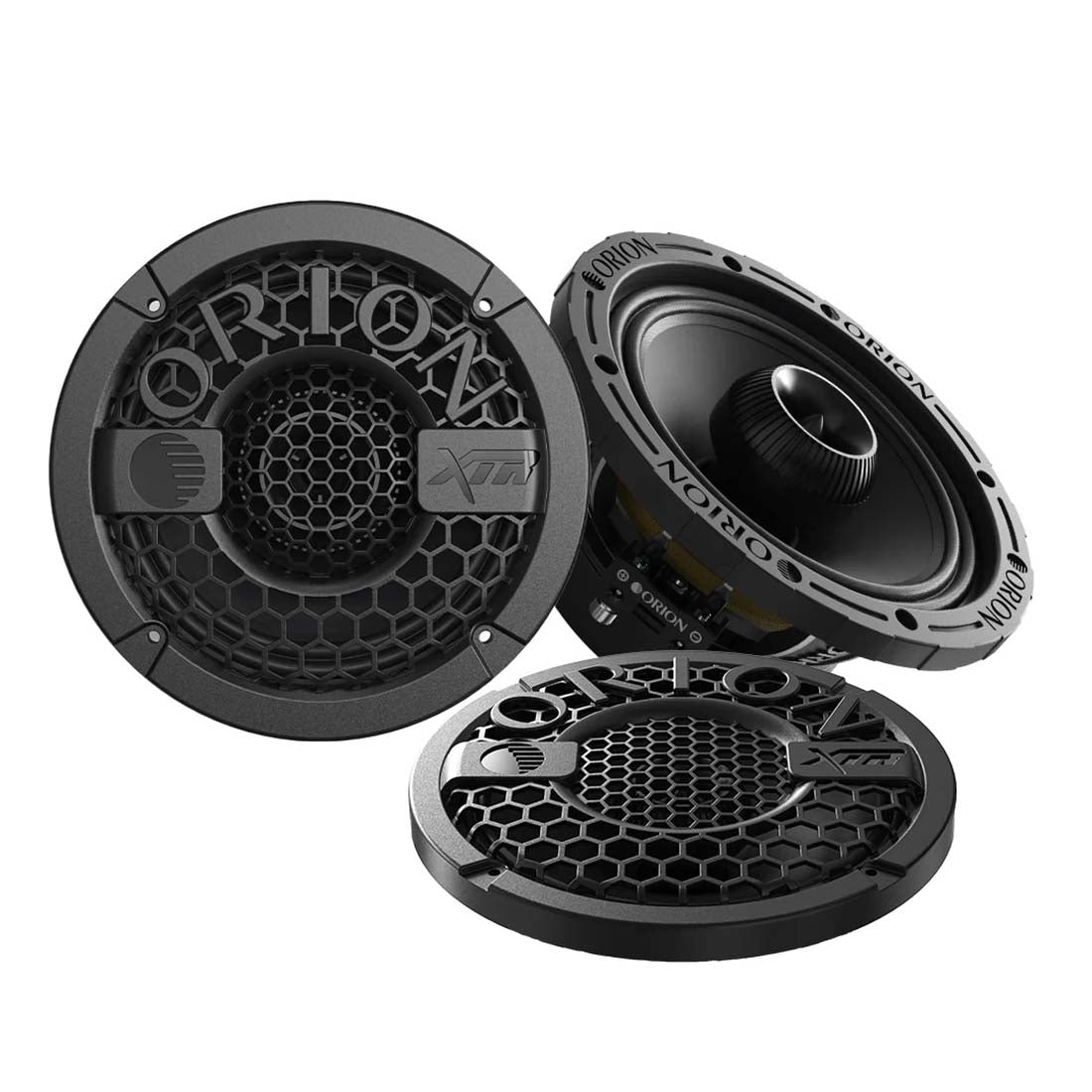 Orion XMT65.2 6.5" 1400W Max 2-Ohm Water-Resistant Midrange Speakers (Pair)