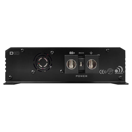 Massive Audio D10 10,000 W Max Monoblock Class D Micro Full Range Car Amplifier