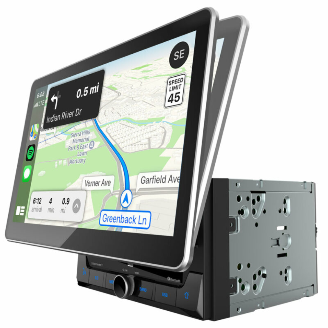 Dual Electronics XDCPA11BT 2-DIN In-Dash Digital Media 10.1" Touchscreen Receiver
