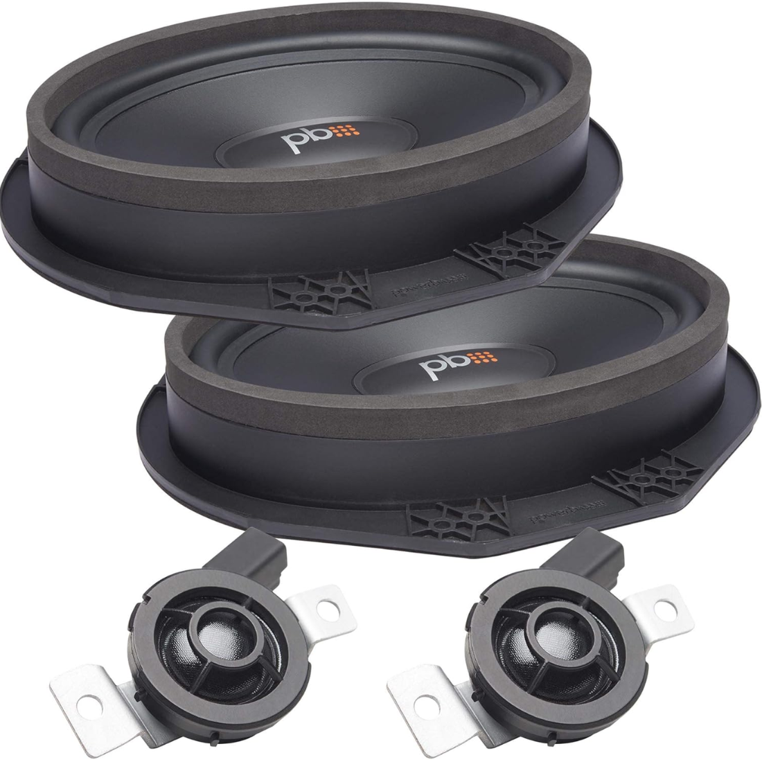 PowerBass OE69C-FD 6x9 OEM Replacement Component Speaker System for Ford/Lincoln
