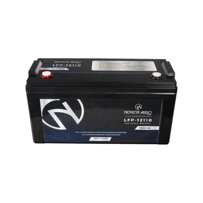 Nemesis Audio LFP-12110 12V 110Ah LiFePO4 Car Audio Battery 12500W System Rating