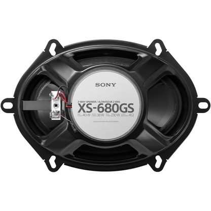 Sony XS-680GS 6" x 8" 230W Peak 4-Ohm 2-Way Coaxial Car Audio Speakers (Pair)
