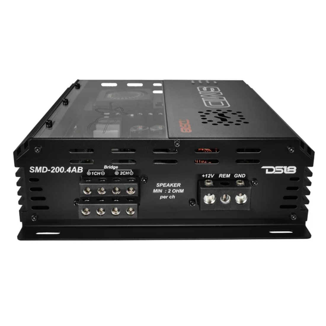 DS18 SMD-200.4AB 4-Channel 150W RMS x 4 @ 4-Ohms Class-AB Full Range Amplifier