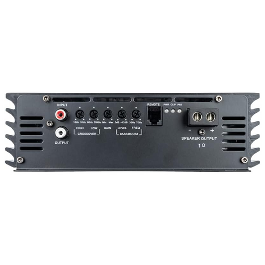 Alphasonik ALPHA1K 1-CH Monoblock 1000W RMS Class-D Full Range Car Amplifier