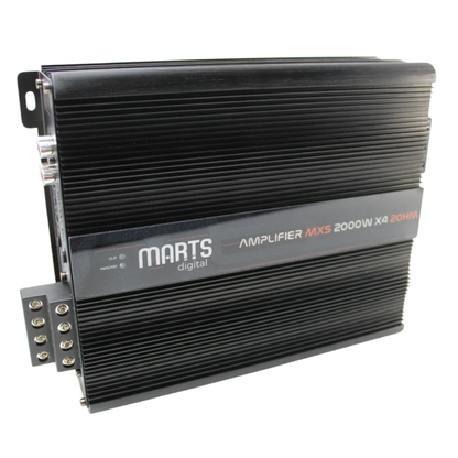 Marts Digital MXS 2000WX4 2-Ohm 4-Channel 2000W RMS Class-D Full-Range Amplifier
