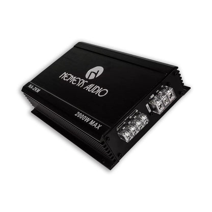 Nemesis Audio Monoblock Amplifier + (2) 8" Dual 4-Ohm Subwoofer Audio Package