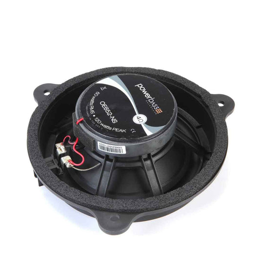 PowerBass OE652-NS 6.5" 120W Max 4-Ohm OEM Coaxial Speakers for Nissan/Infiniti