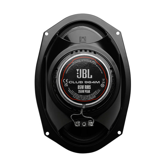 JBL CLUB 964M 6" x 9" 3-Way 255W Peak 3-Ohm Car Audio Coaxial Speakers (Pair)