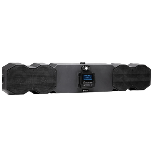 MB Quart MBQOH46-1 46" 160W Universal Marine Speaker Bar Overhead Audio System