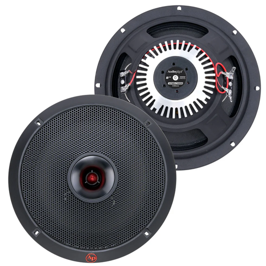 Audiopipe APMB-CX800 8" 300W Peak 4-Ohm Neodymium Coaxial Loudspeakers (Pair)