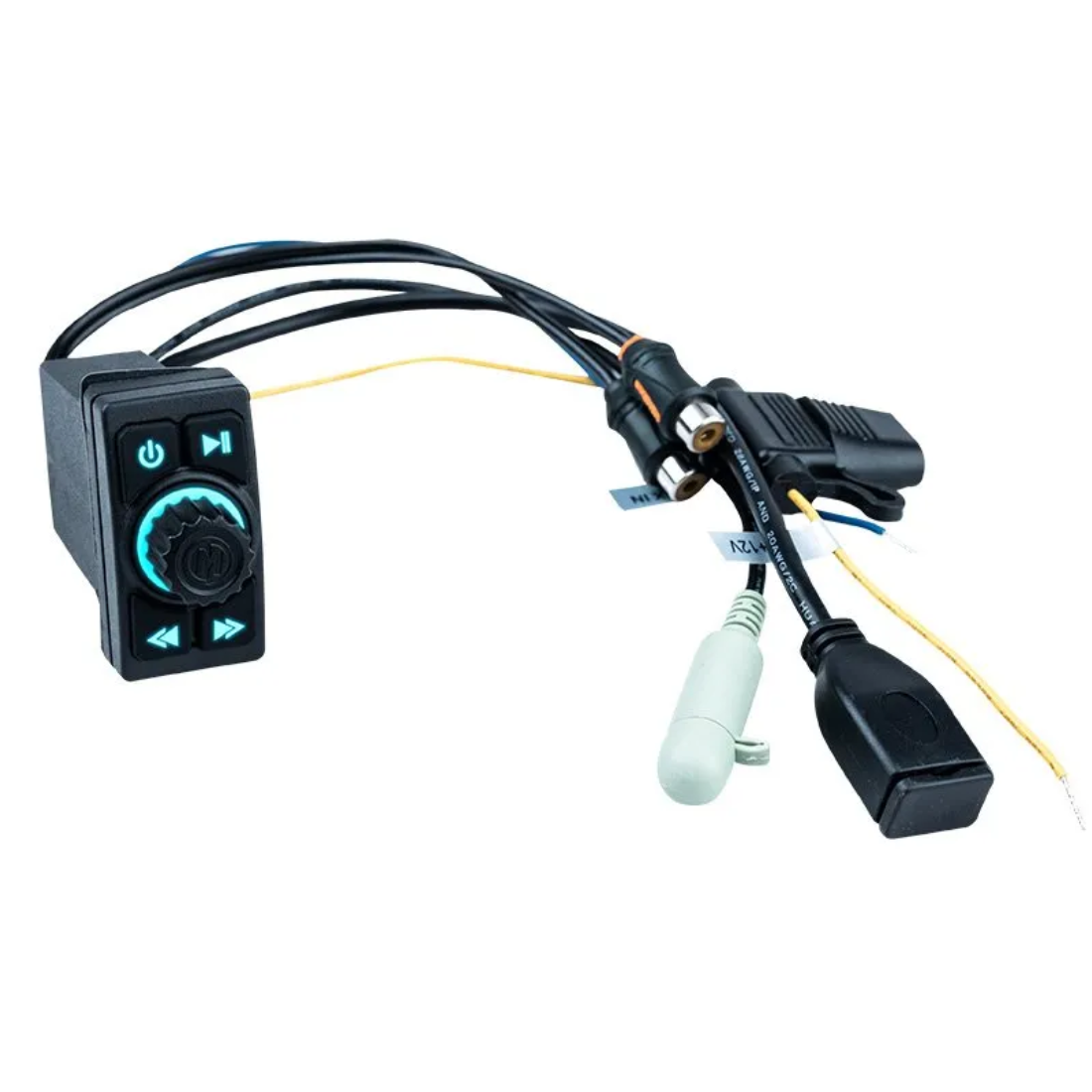 Memphis Audio SBT2 Rocker Switch Size Bluetooth Controller w/ AUX Input and USB