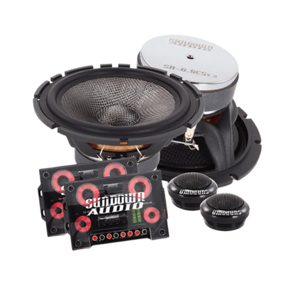 Sundown Audio SA-6.5CS V.3 6.5" 125W RMS Component Speakers System w/ Tweeters