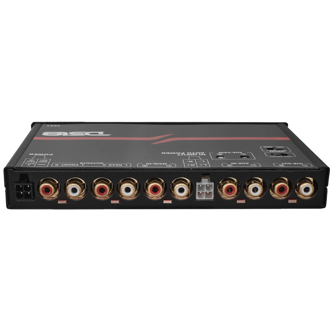 DS18 EQX7 1/2 DIN 7 Band Graphic Equalizer w/ High Level Input and Auto Turn On