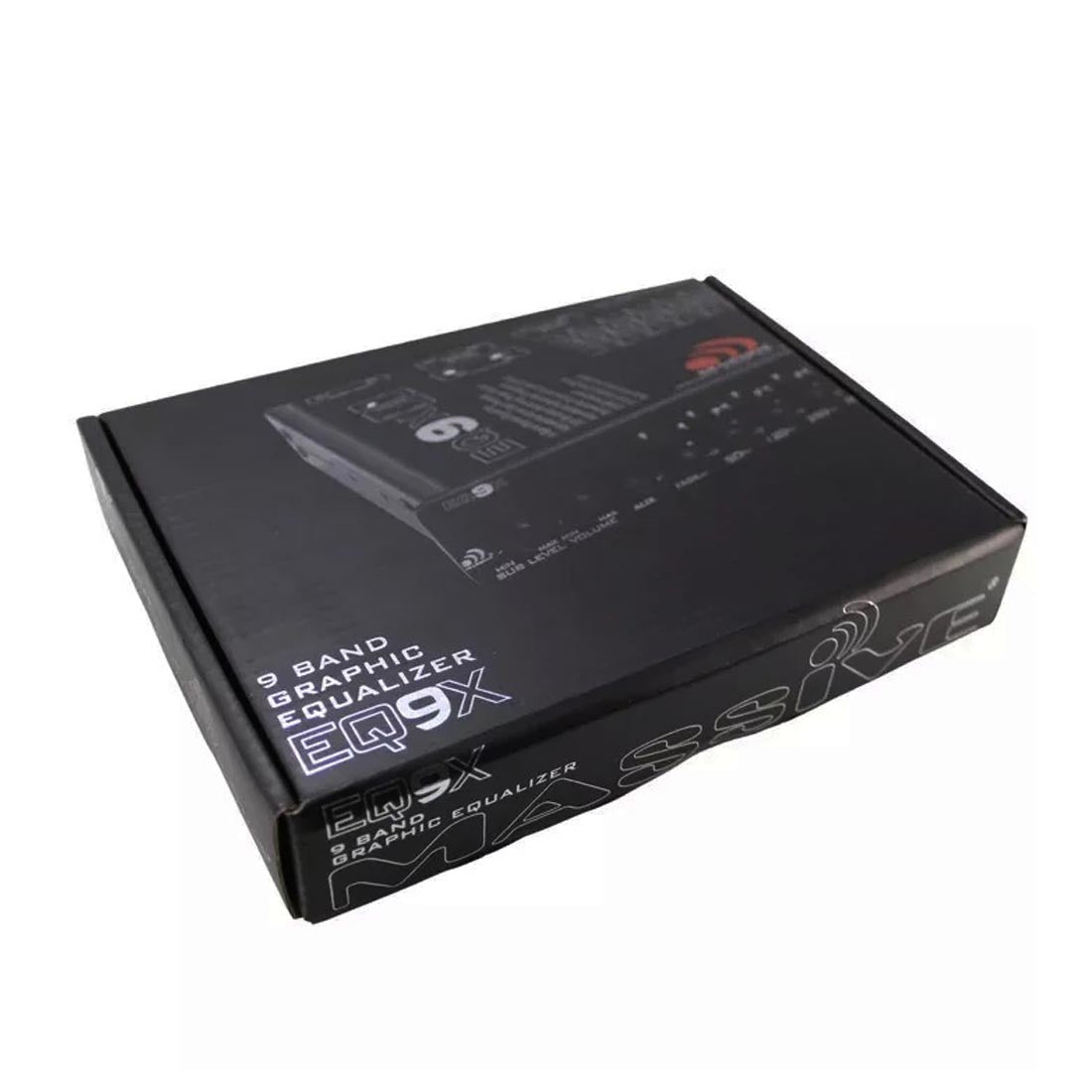 Massive Audio EQ9X 1/2-DIN 9 Band Car Audio Equalizer - 6-CH 7 Volt RCA Outputs