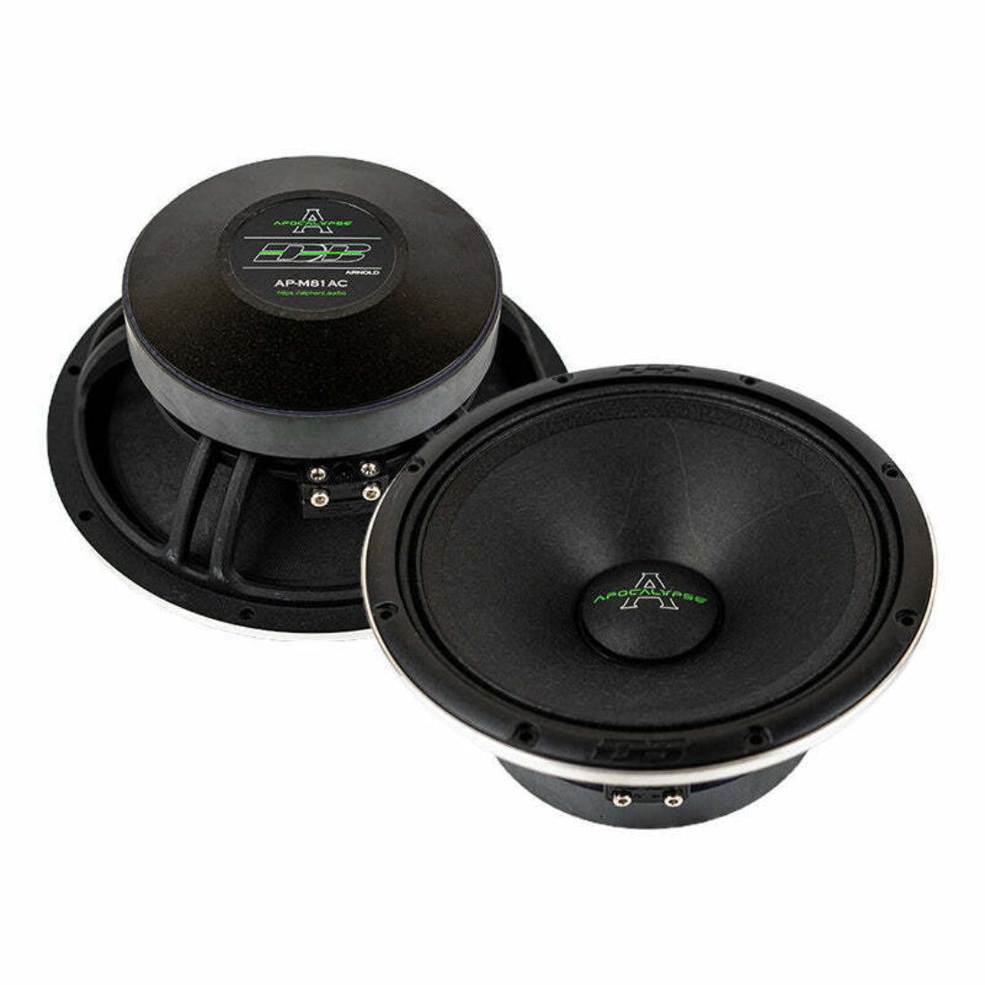 Deaf Bonce Apocalypse AP-M81AC 8" 600W Max 4-Ohms Car Audio Midrange Speakers