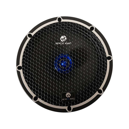 Nemesis Audio PRO-SLM8 8" 500W Peak 4-Ohm 1.5" VC Slim Pro Car Coaxial Speaker