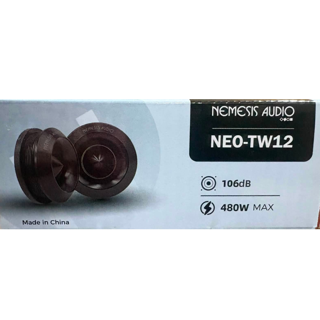 Nemesis Audio NEO-TW12 1" 480W Peak 4-Ohm Neodymium Super Tweeters (Pair)