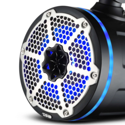 DS18 NXL-X8TPNEO/BK 8" Wakeboard Tower Speakers Built-in Radiator Bass Enhancer