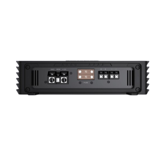 Alphasonik V2400.1D 1-CH Monoblock 4800W Class-D Amplifier w/ Remote Bass Knob