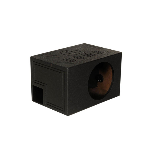 QPower QBOMB12VL Single 12" Side Ported Car Enclosure Subwoofer Speaker