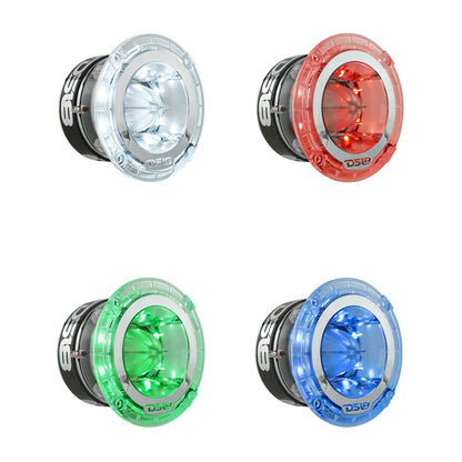 DS18 PRO-TW4L 1.75" 600W Max 4-Ohm Titanium Super Bullet Tweeter w/ RGB LED