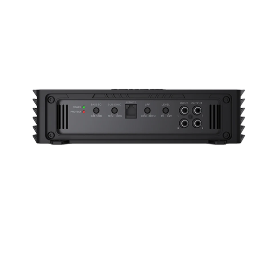 Alphasonik V1800.1D 1-CH Monoblock 3600W Class-D Amplifier w/ Remote Bass Knob