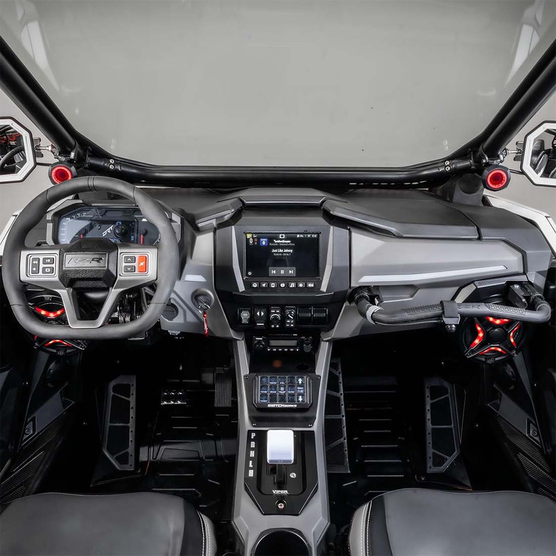 SSV Works 250-RZ6-F65U 6.5" Empty Front Dash Speaker Pods for RZR Pro R / S / XP