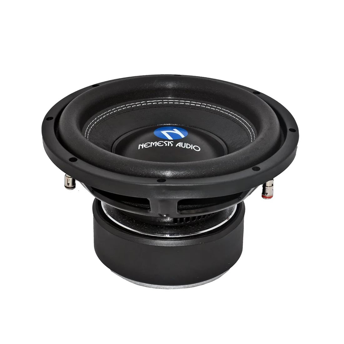 Nemesis Audio Monoblock Amplifier + (2) 8" Dual 4-Ohm Subwoofer Audio Package