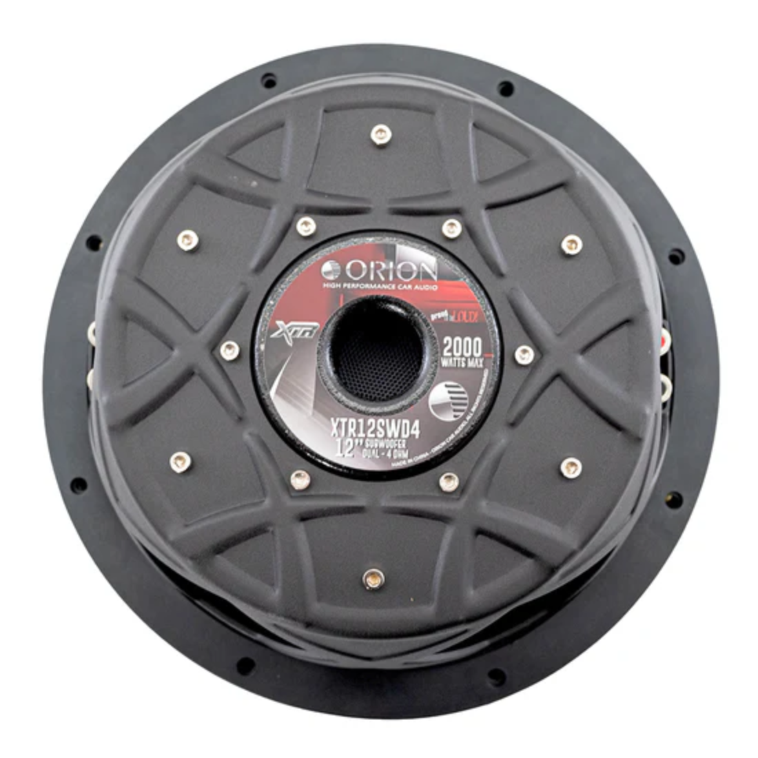 Orion XTR12SWD4 12" 2000W Max Dual 4-Ohm Voice Coil Car Audio Shallow Subwoofer