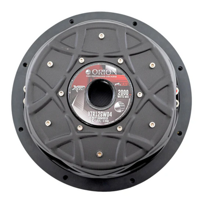 Orion XTR12SWD4 12" 2000W Max Dual 4-Ohm Voice Coil Car Audio Shallow Subwoofer