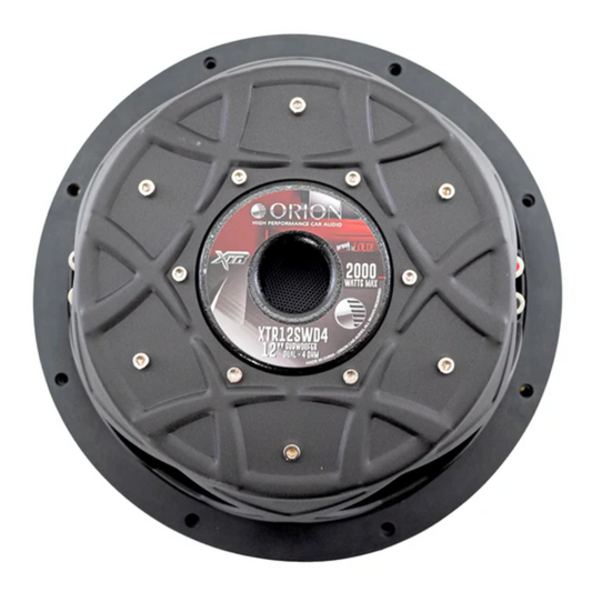 Orion XTR12SWD4 12" 2000W Max Dual 4-Ohm Voice Coil Car Audio Shallow Subwoofer