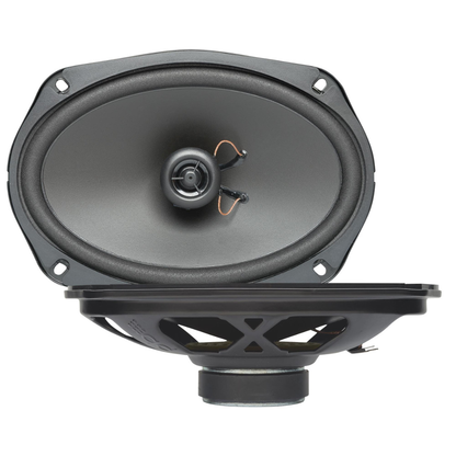 PowerBass PS-692 6" x 9" 40W RMS 4-Ohms Shallow Mount Coaxial Speakers (Pair)