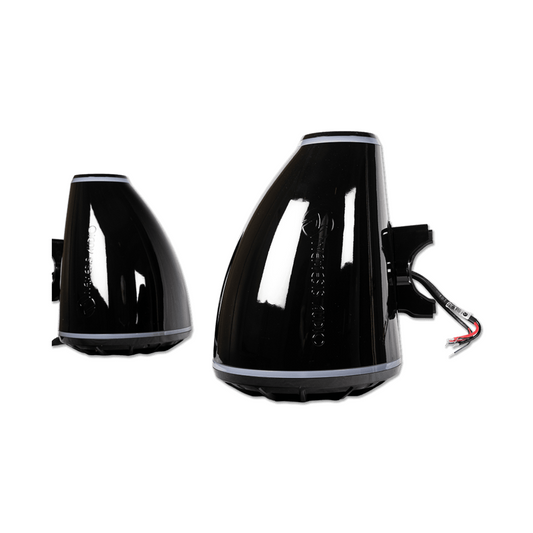 Nemesis Audio WAKE-8 8" 1000W Peak Tower Speakers w/ Horn Loaded Drivers & RGB