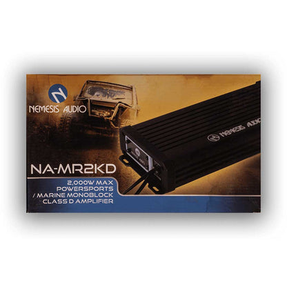 Nemesis Audio NA-MR2KD Monoblock 2000W Max Class-D Marine Powersports Amplifier