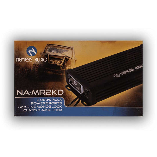 Nemesis Audio NA-MR2KD Monoblock 2000W Max Class-D Marine Powersports Amplifier