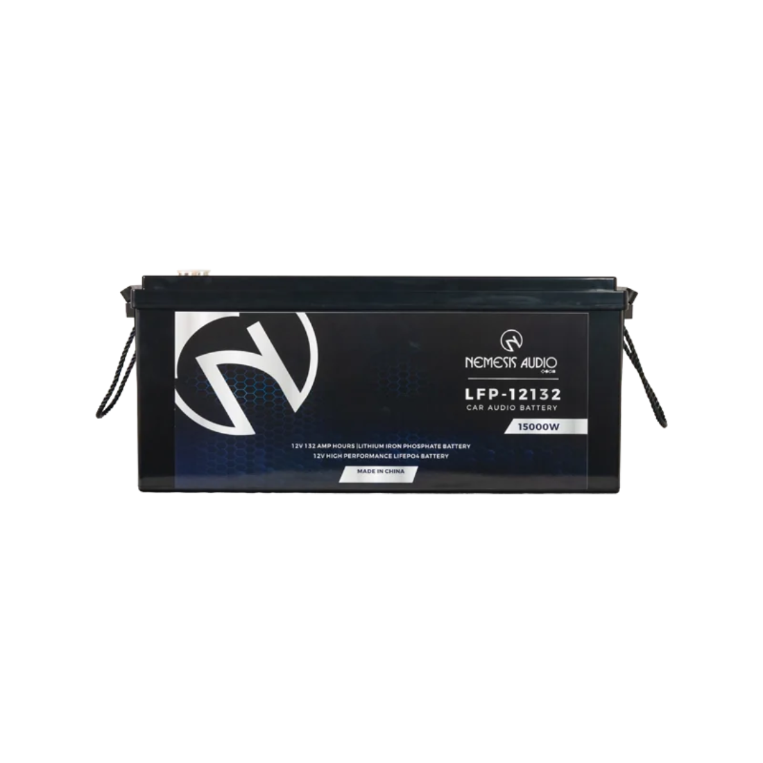 Nemesis Audio LFP-12132 12V 132Ah LiFePO4 Car Audio Battery 15000W System Rating