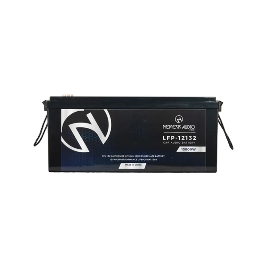 Nemesis Audio LFP-12132 12V 132Ah LiFePO4 Car Audio Battery 15000W System Rating