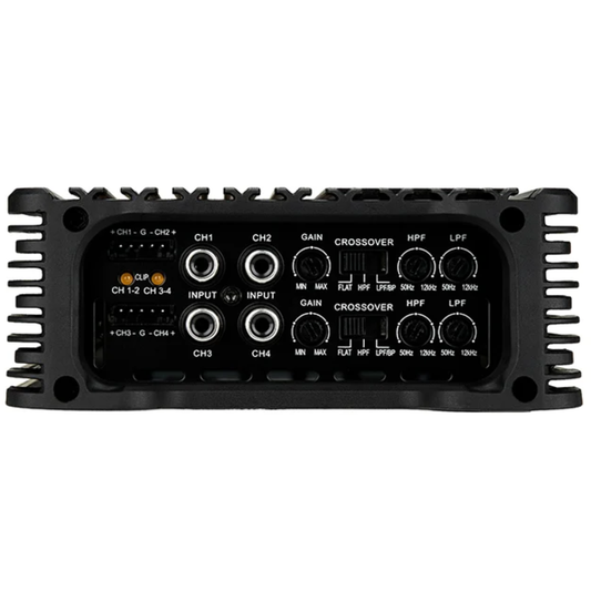 Deaf Bonce Avatar PS-180.4 4-Channel 180W RMS @ 4-Ohm Car Audio Amplifier