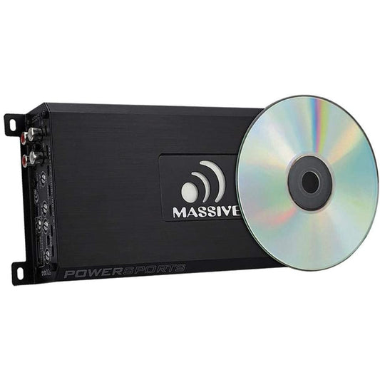 Massive Audio TX44 - 120 Watts X 4 @ 4 Ohm RMS 4 Channel Bluetooth Marine Amplifier